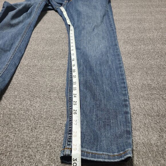 Dickies Womens Jeans 12 Skinny Slim Straight Western Cowgirl Denim Pants - Picture 2 of 9